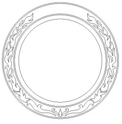 A more refined CAD drawing of Rosette