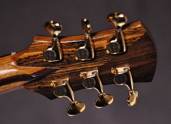 Bocote/Rosewood Rear Headstock